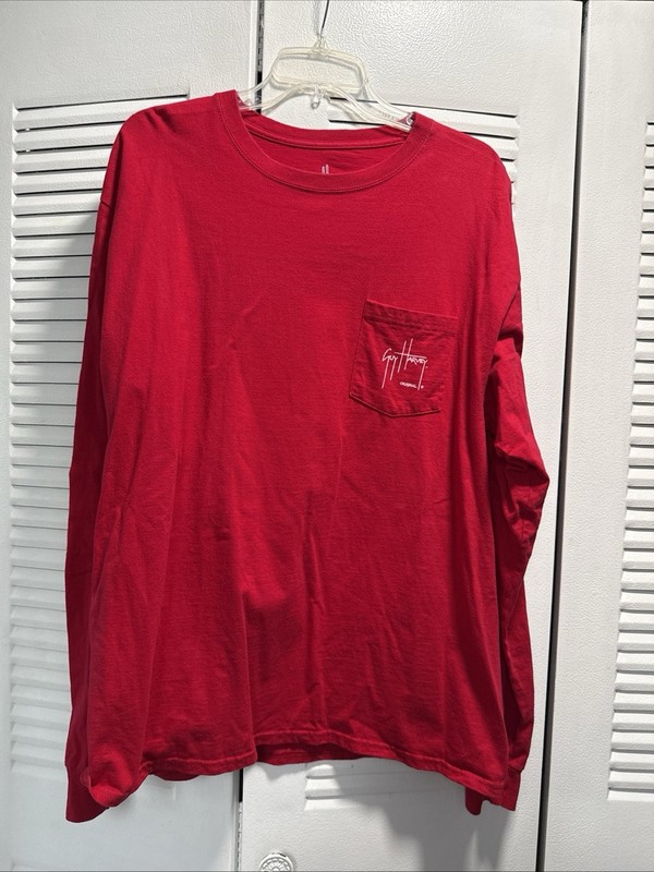 Guy Harvey Long Sleeve Shirt with Pocket Size L