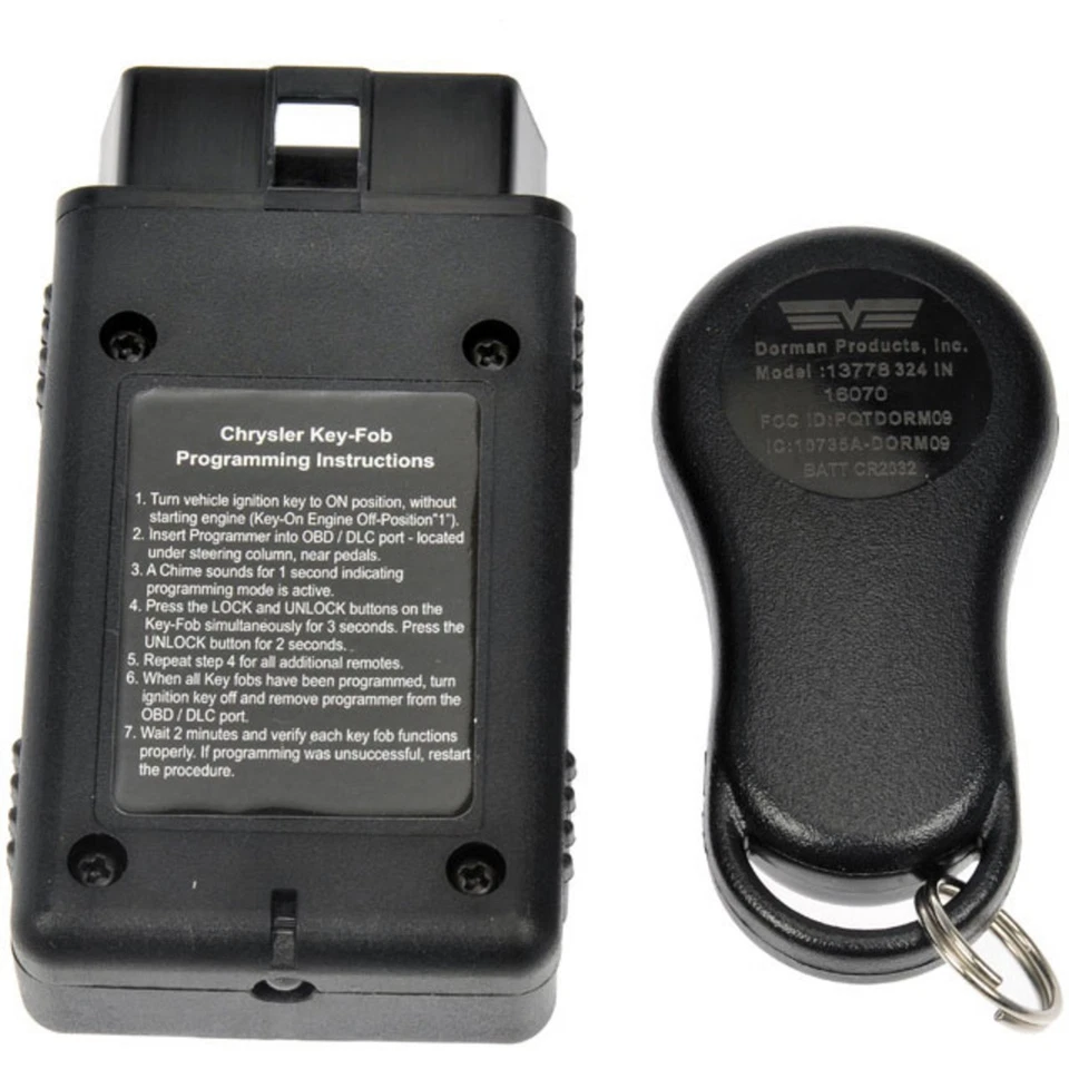 Llavero Dorman 13778 para Dodge Neon Chrysler PT Cruiser Jeep Grand Cherokee Foto 2 de 3