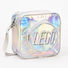 Official LEGO New With Tags Holographic Crossbody Purse Bag For All Ages Unisex