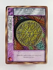 Disk of the Hyades - Mythos CCG card (1996 Chaosium) Artifact, Cthulhu Lovecraft