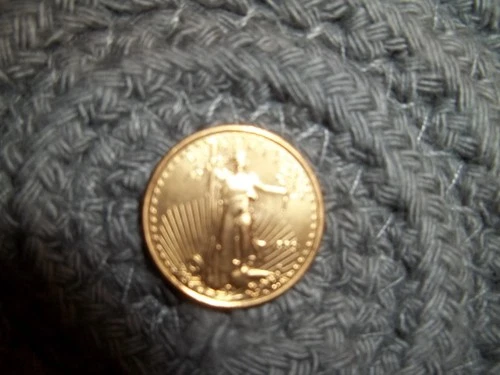 1993 $5 Dollar American Gold Eagle Liberty 1/10 Oz Gold Bullion Coin
