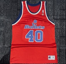 1990’s Champion Washington Bullets Calbert Cheaney #40 Bball Jersey Sz M/48