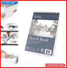 Sketchpad 9X12 Inch 100 Sheets 68lb Spiral Bound Sketch Book Acid Free Smooth