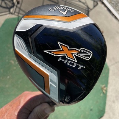 Callaway X2 Hot 10.5 Driver ￼ Adjustable Right Hand Aldila ATX55-R Shaft Good +