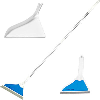 Helio Airbroom 3 Piece Kit All Surface Sweeper and Squeegee for Wet and Dry Clea