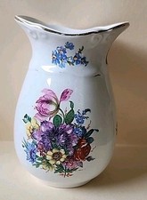 Antique Bristol 5 1/4" Floral Vase or Toothbrush Holder - Purchased In ENGLAND