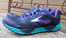 Brooks Cascadia 12 Blue Purple Trail Running Shoes Women's 10 B eur 42 