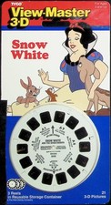 Walt Disney's Snow White 3D View-Master 3 Reel Packet - Full Color Images