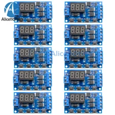 10PCS Trigger Cycle Timer Delay Switch 12 24V Circuit Board MOS Tube Control