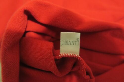 Vintage 80s Coca Cola Pisanti Golf Polo Easy Fit Red White Men's Medium - Picture 4 of 8