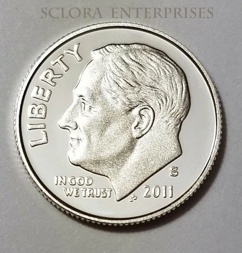 2011 S Roosevelt *90% SILVER PROOF* Dime  **FREE SHIPPING**