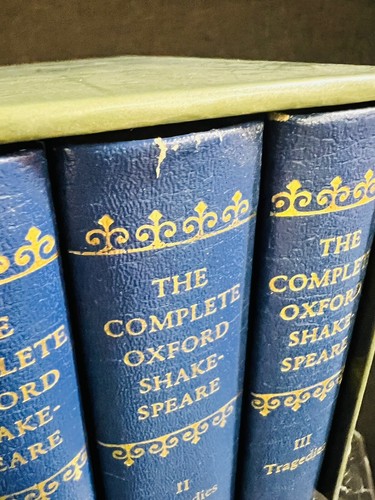 The Complete Oxford Shakespeare Box Set. Wells & Taylor (3 Volumes) 1987 - Picture 23 of 23