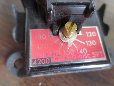 A O SMITH 4995 - THERMOSTAT, STYLE 4200 - SINGLE POLE, SINGLE THROW  120-480VAC | eBay