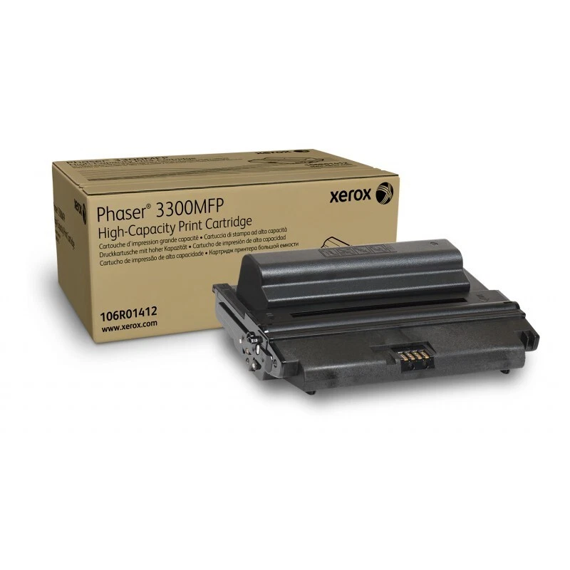 Xerox - Cartouche de Toner Noir - Original - 3300MFP - Haute capacité 8000 pgs - Photo 1/1