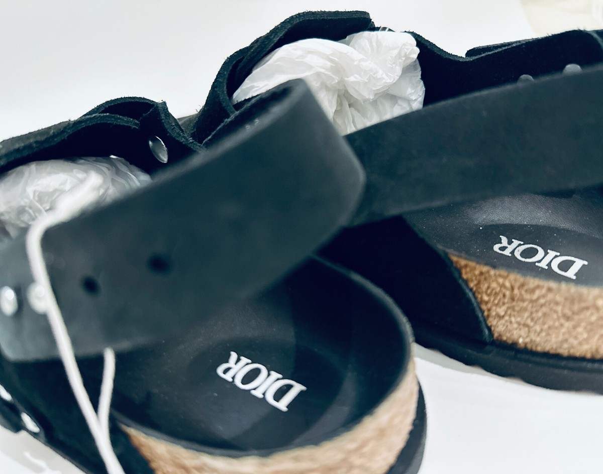 Dior by Birkenstock Tokio Mule Black 41 slipper New w/box | eBay Dior by Birkenstock Tokio Mule Black 41 slipper New w/box | eBay