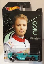 Winning Formula Auto Hot Wheels 6 Nico Rosberg Car Auto Modellino 1/64 Come Foto