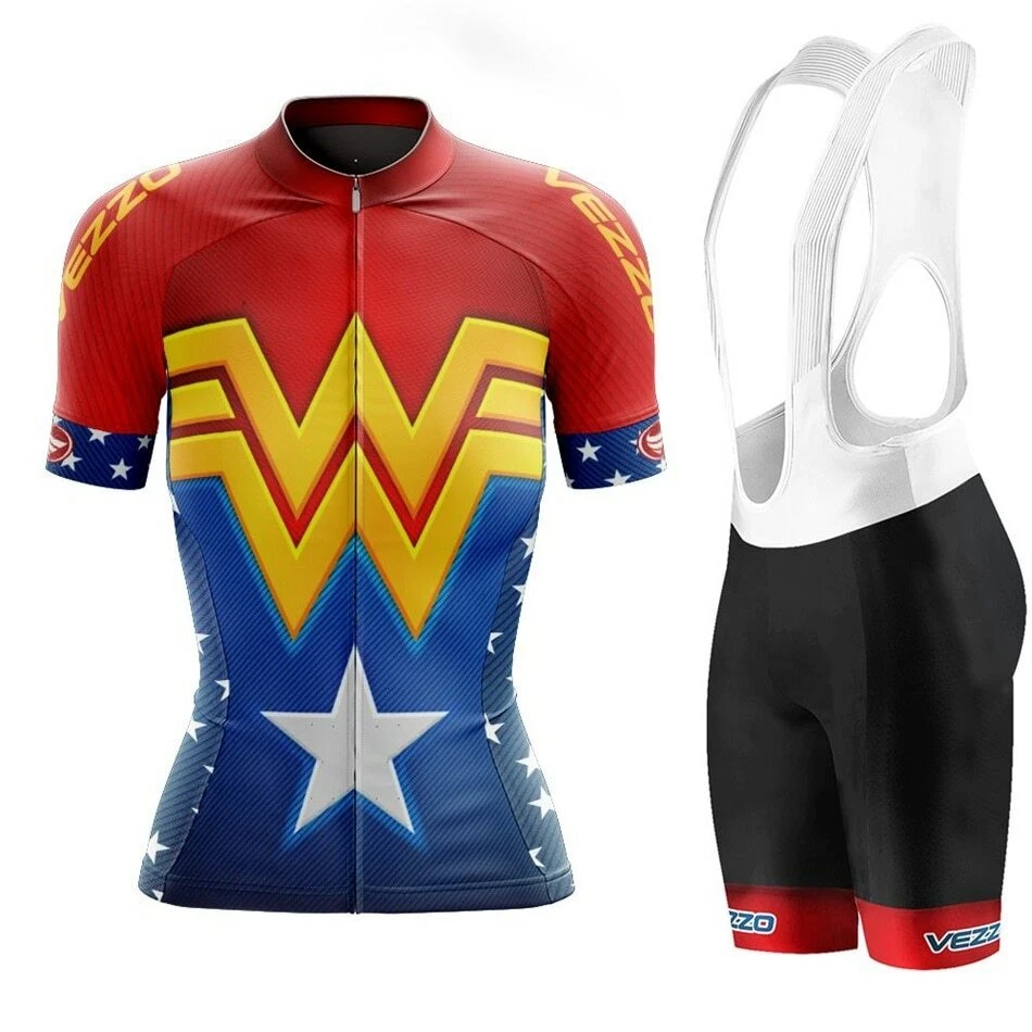 Completo Ciclismo Donna Estivo – Maglia Manica Corta E Pantaloncini Con Imbottitura Gel 9D, Tuta MTB Da Corsa Strada, Traspirante E Asciugatura Rapida (Taglia L)