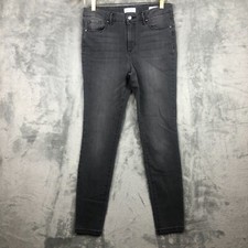 Jessica Simpson Skinny Denim Size 6/28 Faded Gray High Rise Pockets Jeans