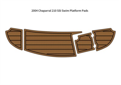 2004 Chaparral 210 SSI Swim Platform Step Boat EVA Foam Teak Deck Floor Pad Mat