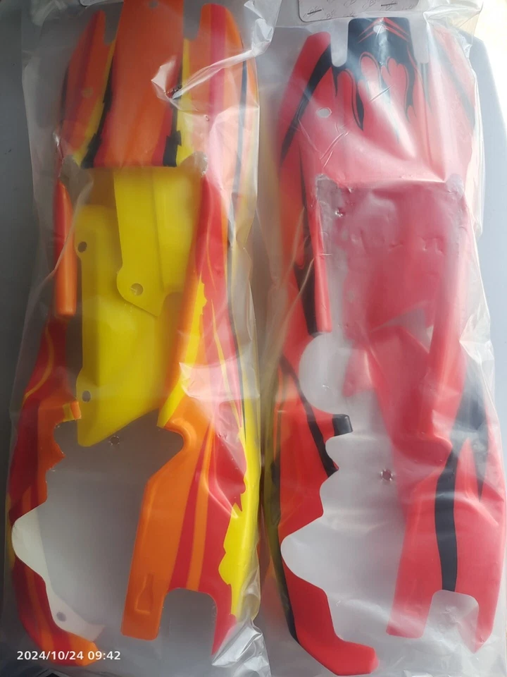 Red/Orange Body Cover Shell Set for HPI KM Rovan Baja 5b 1/5 RC CAR - Image 3 of 4