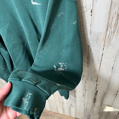 Vintage Y2K Nike Mini Swoosh Sweatshirt mit Rundhalsausschnitt Waldgrün Herren USA Größe XL - Bild 4 von 7