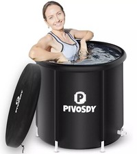 SeaBorn Ice Bath XL Portable Cold Plunge Tub Inflatable Free Standing Hot Tub