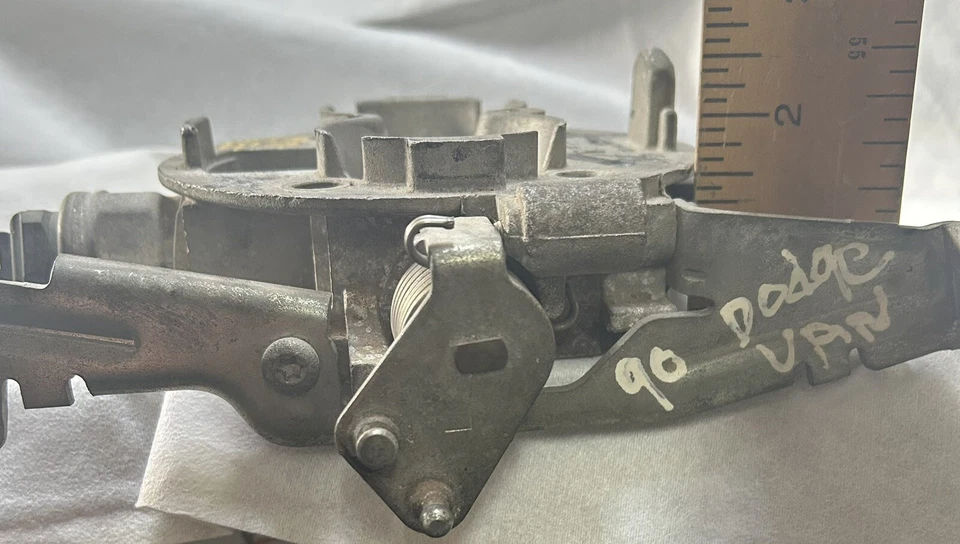 1992 1993 Dodge Dakota TRUCK 3.9L OEM HOLLEY THROTTLE BODY RAM VAN 92 93 Vintage - Image 3 of 3