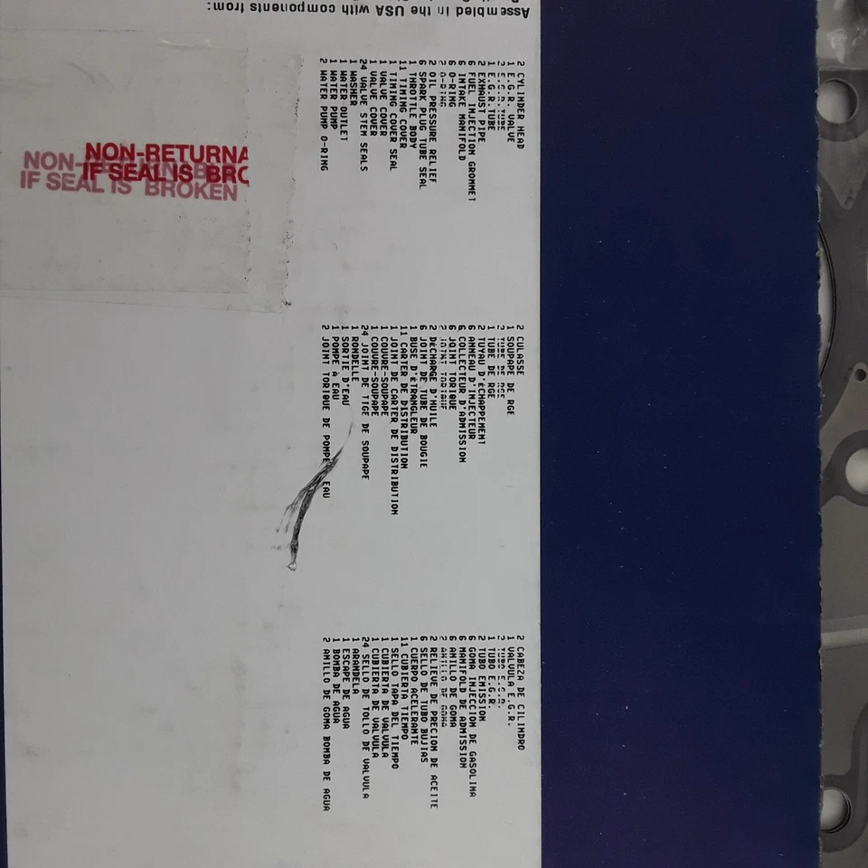 Juego de juntas de culata de motor para Subaru B9 Tribeca 2006-2007 Outback 2008-09 Foto 4 de 4