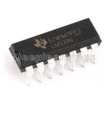 20pcs IC LM339 LM339N DIP-14 LOW POWER Quad Voltage Comparator NEW