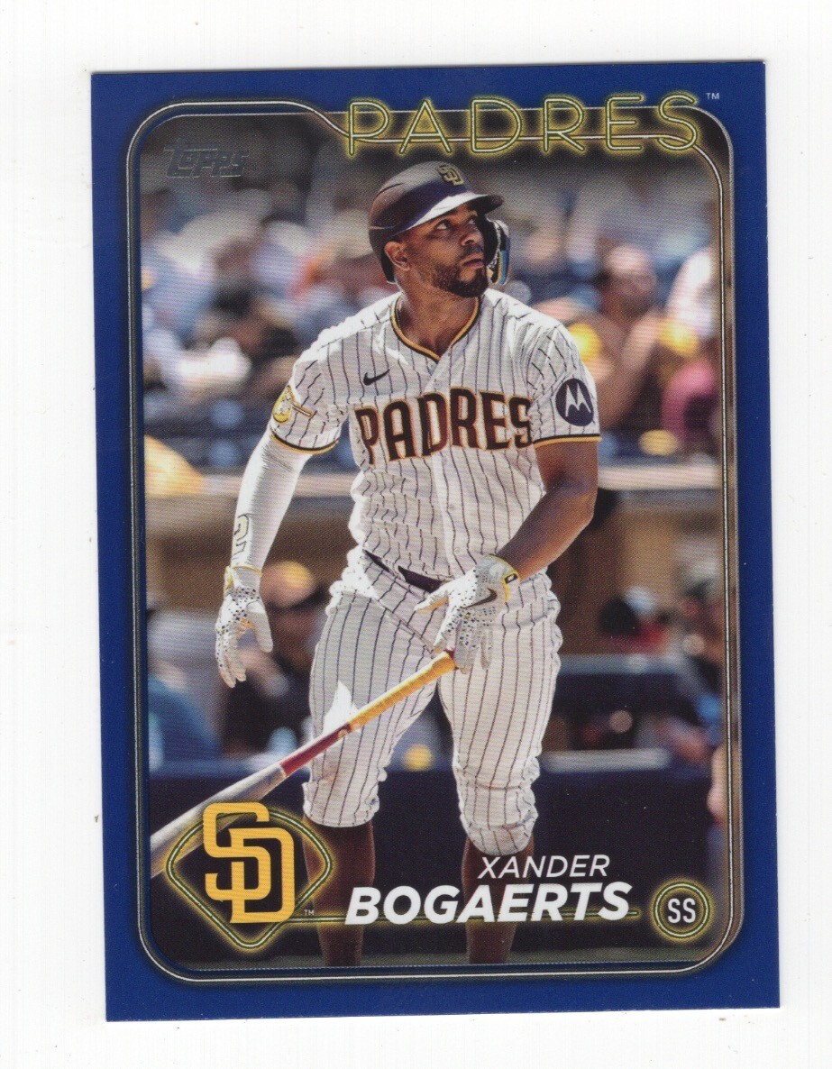 2024 TOPPS SERIES 2 BLUE BORDER XANDER BOGAERTS SAN DIEGO PADRES