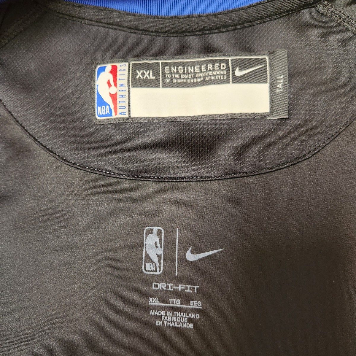 希少　NBA NIKE WARRIORS ジャケット　コラボ　バスケ　XL 刺繍 2021 Golden State Warriors Nike NBA 75h annivers team warm