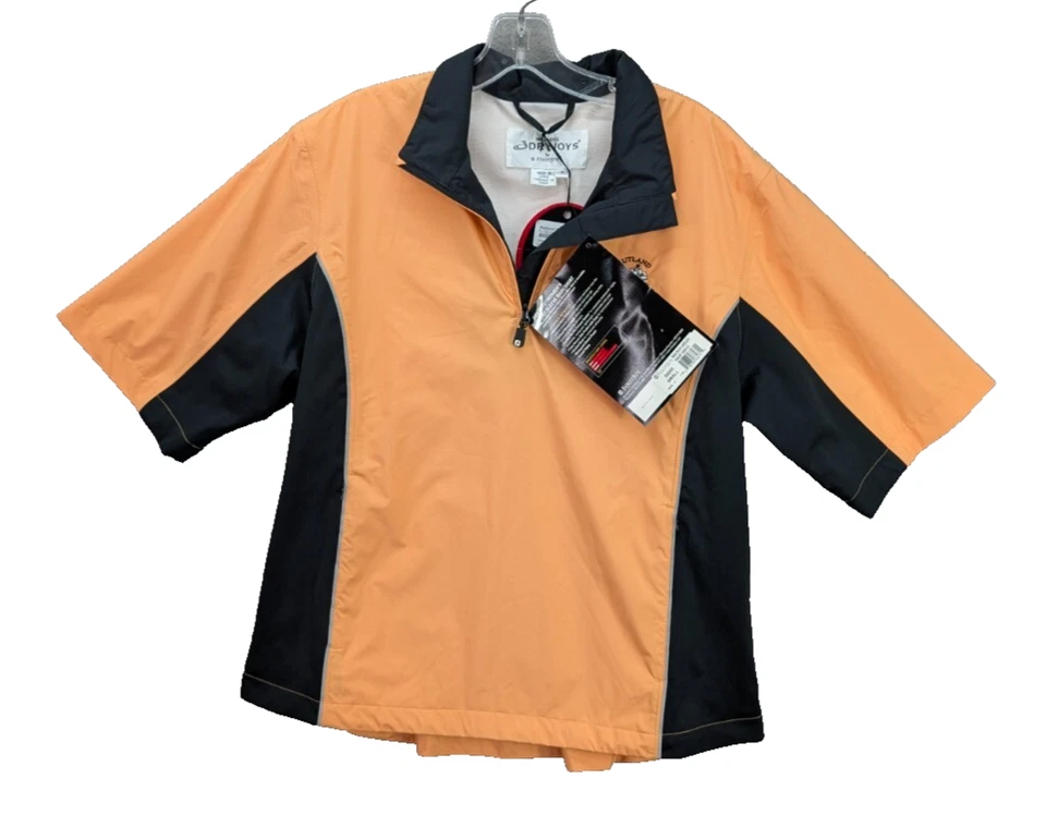 Dryjoys by Footjoy Women's Golf Jacket Size S Short Sleeve Colorblock Rain NWT - Image 4 of 4