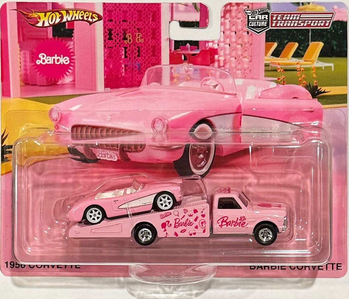 Hot Wheels Barbie Red Corvette 14 Corvette Stingray Barbie