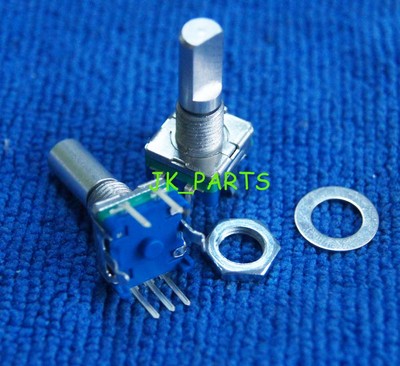 5 Stück Drehgeber Schalter EC11 Audio Digital Potentiometer 20mm Halbwelle