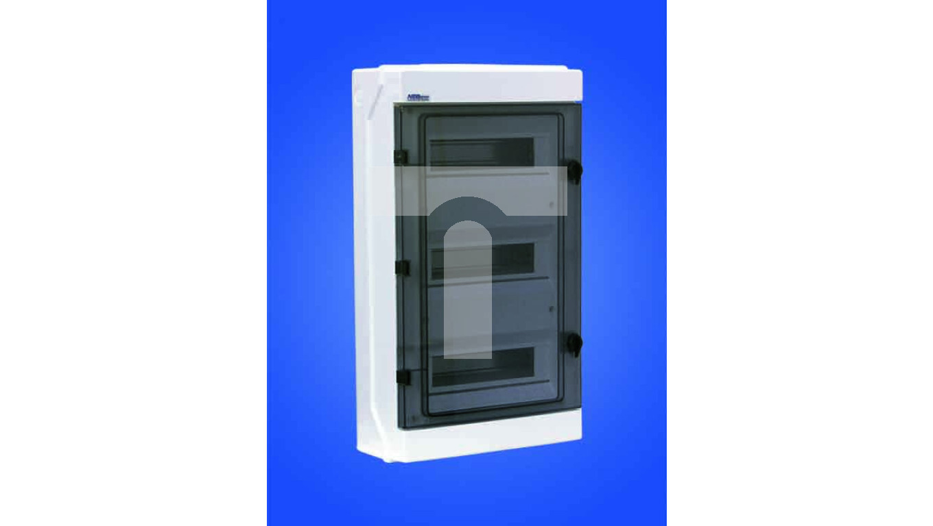 Modular hermetic switchboard (500V AC, 1000V DC) 3x12 surface-mounted IP6 /T2UK