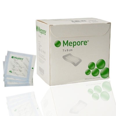 Mepore steriler saugfähiger Verband(e) 7 cm x 8 cm - Wundschnitte Schürfwunden 670700
