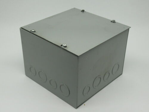 Hoffman ASE8X8X6 Screw-Cover Enclosure Type 1 8x8x6" *COSMETIC DAMAGE* NOP - Picture 1 of 4