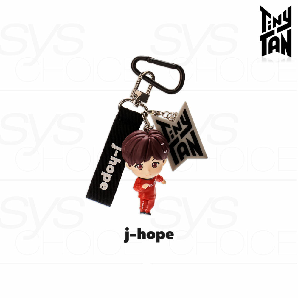 BTS TinyTAN Official Authentic Goods Figure Keyring with T