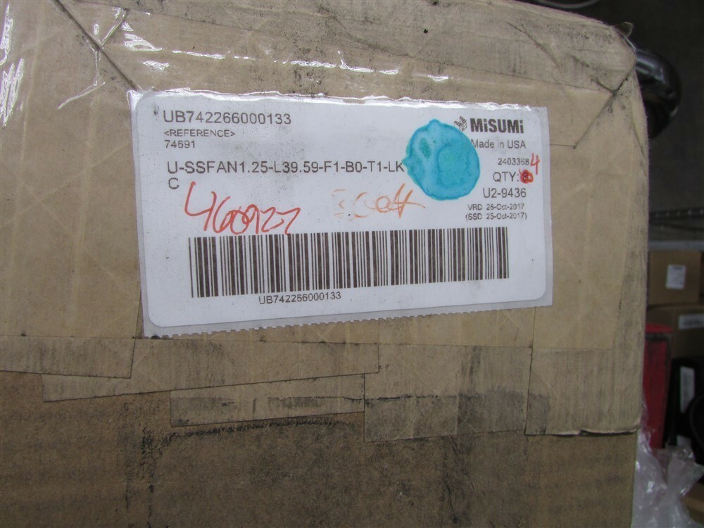 New Set of 2 Misumi Precision Linear Shafts USSFAN1.25L39.59F1B0T1