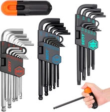 36-Pieces Ultimate Allen Wrench Set, Premium Hex & Torx Key Set, SAE & Metric He