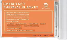 Emergency Mylar Thermal Blankets Survival  Camping Blanket