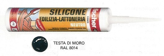 SILICONE NEUTRO "SBM" ML 310 TESTA DI MORO