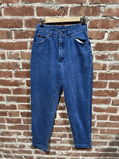 Vintage Lee Womens Blue Denim Pants Straight Leg Size 10 Long