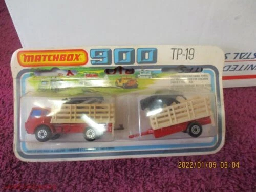 Matchbox Two Packs Contemporary Manufacture Diecast Trailers