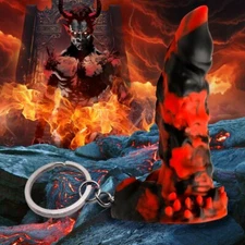 Creature Cocks: Fire Demon Mini Dildo Key Chain (Pack of 3) ---FREE SHIPPING!!!