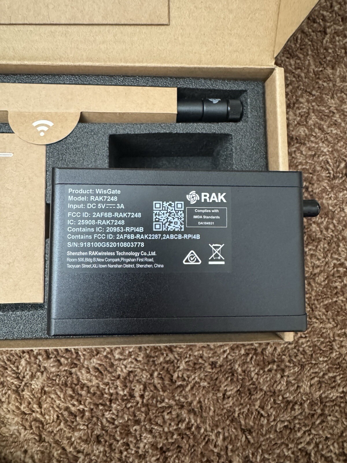 Helium Crypto Mining Kit 2 RAK V2 & 1 FreedomFi & Antenna (Passive Income)