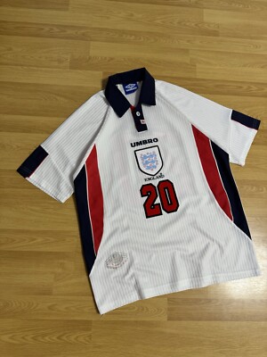 Umbro 1998 England 'World Cup' Home Shirt Owen #20 | eBay