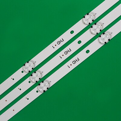 3pcs LED Backlight Strips For 43LW540S 43