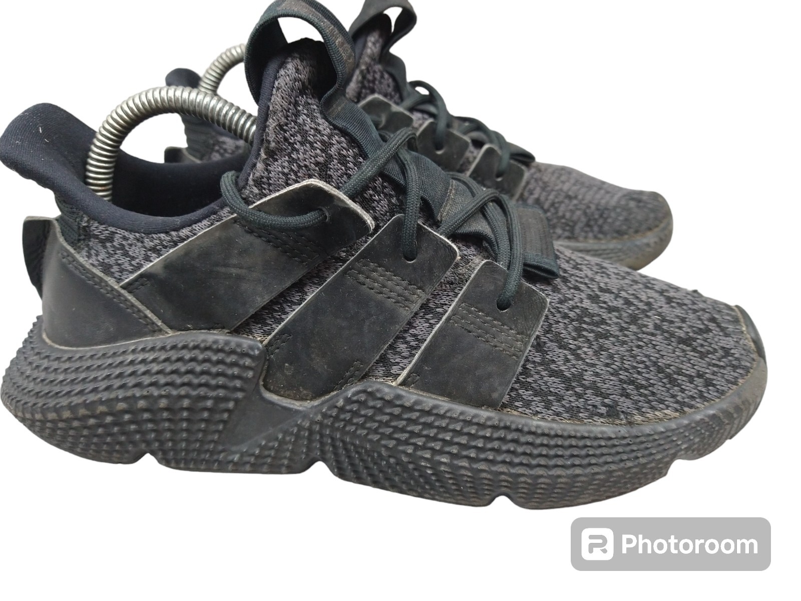 SAOLA Scarpe da corsa Adidas Prophere giovani bambini taglia 6 nere sneaker basse atletiche