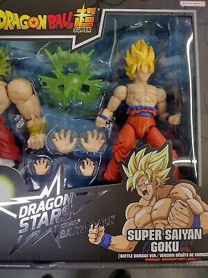 Dragon Ball Super Dragon Stars Super Saiyan Goku Battle Damage Ver. vs. Super  Saiyan Broly Dragon Ball Z Battle 2-Pack